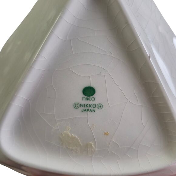 NIKKO Christmastime Cheese Board And Candy Dish Japan Christmas New Years - Picture 6 of 10